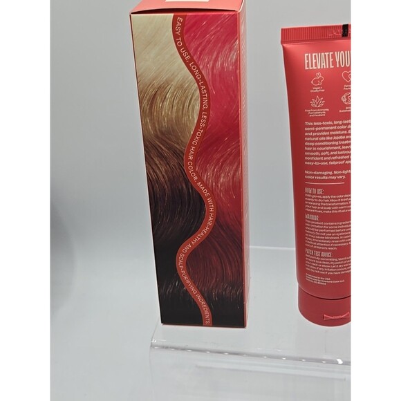 Overtone Color Depositing Treatment Mask - Golden Rose 4.5 Oz.  For Brown Hair - Picture 8 of 9